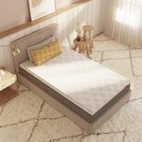 Sweetnight Matrastopper, 90 x 190 cm, Gelschuim, 10 cm Hoog, Hardheid H2 en H3, Wit