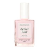 Manucurist Active Blur™ Blurring Treatment Nagellak – Poederroze Matte Nagelverzorging met Niacinamide – Zonder Lamp – Vegan & Made in France – Nagelversterker en Groei voor Zwakke Nagels
