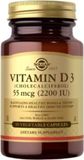 Solgar Vitamin D3 55 mcg 2200 ie 50 capsules