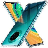 Phonillico® Transparant siliconen schokbestendig hoesje voor Huawei MATE 30