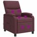 vidaXL Relaxstoel Paars Stof