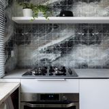 Ambiance Sticker Zelfklevende Muurtegelstickers voor Keuken en Badkamer - 60 Guarda Marmertegelstickers - 15x15cm