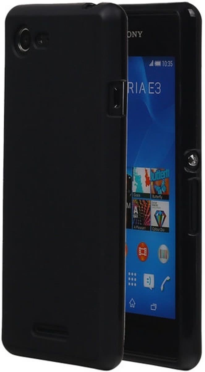 Best Cases Sony Xperia E3 TPU Hoesje Zwart