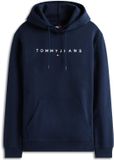 Tommy Jeans TJM Reg Linear Logo Hoodie Ext Dm0dm20746 C3q Dark Night Navy/sweet Blue Hommes Taille - M