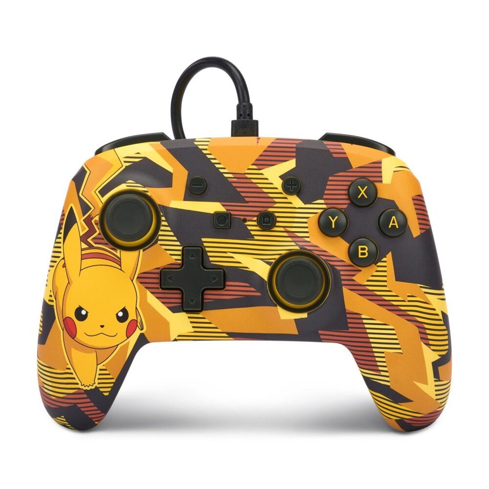 PowerA Nintendo Switch Wired Controller - Camo Storm Pikachu