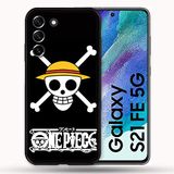 Beschermhoes Samsung Galaxy S21 FE / S21FE Manga One Piece Skull Beschermhoes