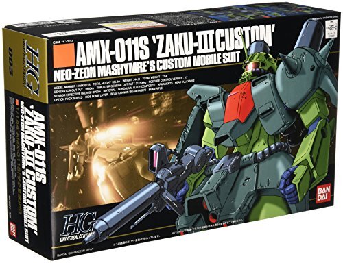 Bandai Gundam Universal Century 1/144 Scale High Grade Model Kit #03 AMX-011S Zaku-III Custom