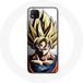 Maniacase Hoesjes voor Xiaomi Redmi 9C Goku Wall Dragon Ball Super