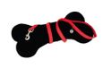 Croci My Lord Kunstleer Lijnriem, 120 mm x 10 mm, Rood