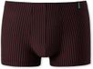 SCHIESSER Long Life Soft boxer (1-pack) - heren short rood-zwart gestreept