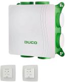 Duco all-in-one Ducobox Silent mechanische ventilatie unit - met CO2 ruimtesensor en bedieningsschakelaar 400 m3/h