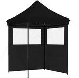 vidaXL Partytent Zwart Oxford Stof 292x292x306 cm