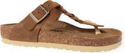 Birkenstock Gizeh Braided Oiled Leather Cognac Vrouwen Teenslipper Maat 39