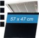 Merkloos Relaxdays Afzuigkapfilters - set van 5 - 57x47 cm - Zwart