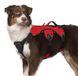 Harnais pour chien - Anti-traction - Rembourré - Bandes réfléchissantes - Rouge - Taille M
