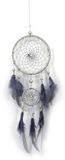 Non-branded Dreamcatcher Grey with Two Rings Wall decoration