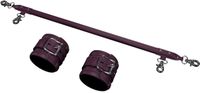 Cinquante nuances de gris Entwined Passion - écarteur de jambes avec menottes de cheville (violet)