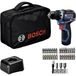 Bosch Professional 0615A500CF Perceuse-visseuse sans fil 12 V 2 Ah Li-ion Brushless, Incl. batterie, Incl. chargeur