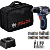 Bosch Professional 0615A500CF Perceuse-visseuse sans fil 12 V 2 Ah Li-ion Brushless, Incl. batterie, Incl. chargeur