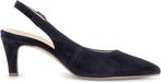 Gabor Slingpumps Femme Cuir Bleu Foncé Talon Bloc 5-7 cm Bout Pointu Taille 41