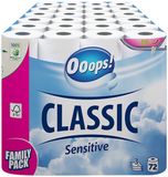 Ooops! Toiletpapier Classic Sensitive 3-laags - 72 stuks
