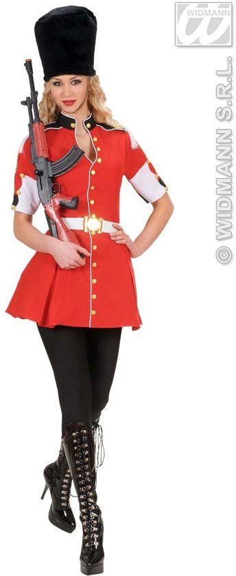 Widmann Politie & Detective Kostuum Royald Gard Dames Beefeater Kostuum Vrouw Medium Carnaval kostuum Verkleedkleding