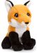 Keel Toys Knuffel - Vos - rood - dieren knuffels - pluche - 12 cm