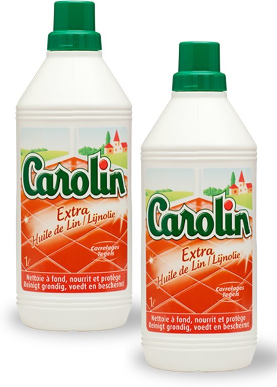 CAROLIN Extra Lijnolie - vloerreiniger - 2 x 1 liter