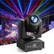 VEVOR Lyre LED à Tête Mobile 30 W, Projecteur RGB et Jeux de Lumière pour DJ, 8 Gobos et 8 Couleurs, Rotation 540° et Inclinaison 270°, Contrôle DMX, Activation Sonore, pour Mariage, Fête et Spectacle