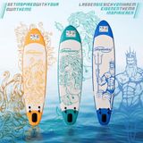Physionics SUP Board - Stand Up Paddle - Complete Set - 320 cm - Mint Groen