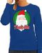 Bellatio Decorations Shoppartners Bv Foute Kersttrui / sweater - I hate this - blauw voor dames - kerstkleding / kerst outfit S