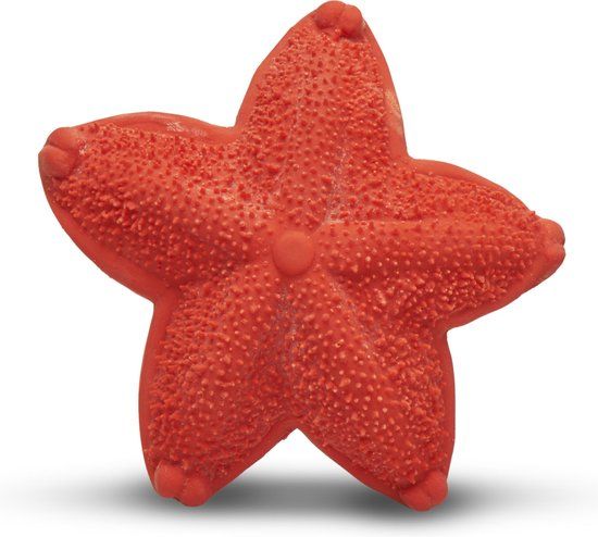 Lanco Toys Lanco - Sensory Rubberen bijtspeeltje Zeester Rood