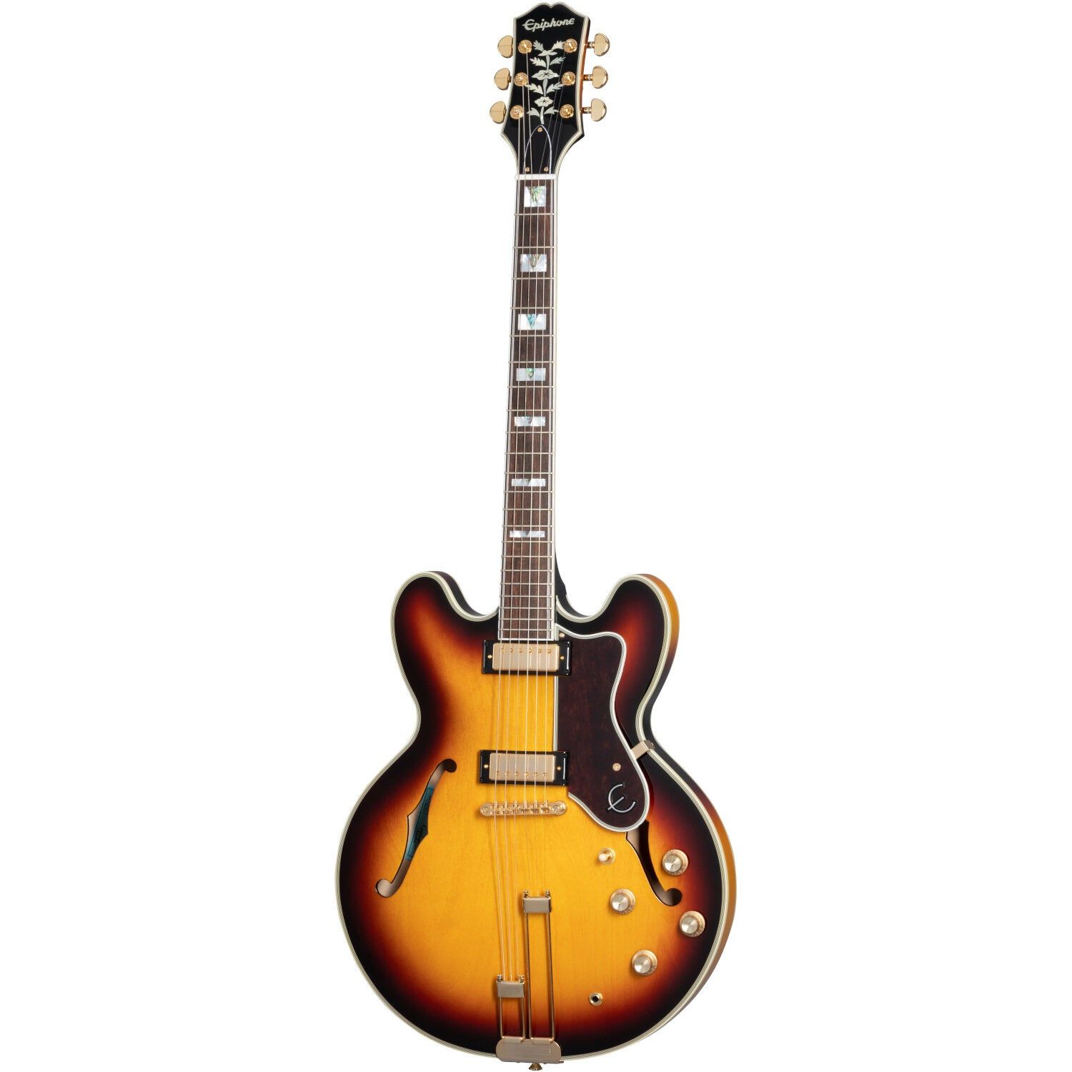 Epiphone Original Collection Sheraton - Vintage Sunburst - Semi-akoestische gitaar met premium gigbag