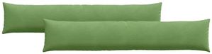 vidaXL Zitkussens 2 stuks Lichtgroen 200 x 40 cm Corduroy stof