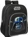 Star Wars Rebellion Sac à dos pour enfants, adaptable au siège auto, idéal pour l'âge scolaire, confortable et polyvalent, qualité et durabilité, 32 x 12 x 38 cm, Noir, M, Casual