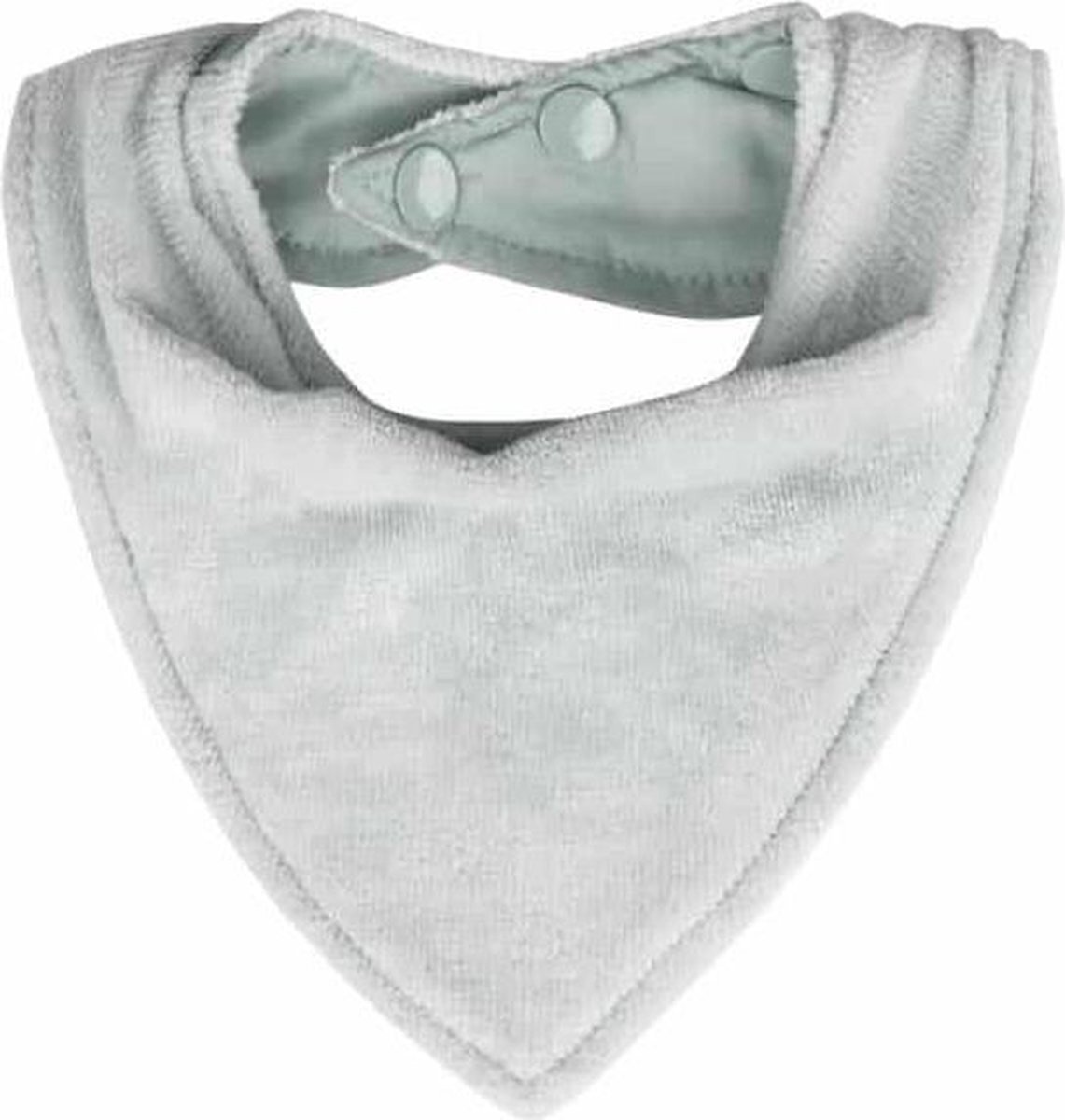 Silly Billyz slabber Bandana junior 26 cm katoen/nylon zilver zilver