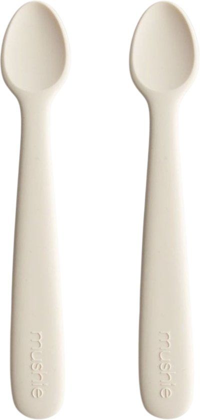 Mushie Kinderbestek Set Lepels - Ivory