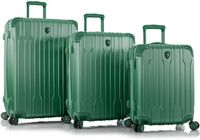 Heys Xtrak 4 wielen Kofferset 3-delig met uitbreidingsplooi - Harde bagage - TSA slot - midnight green