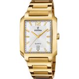 Festina F20678/2 Heren Polshorloge Goudkleurig Staal