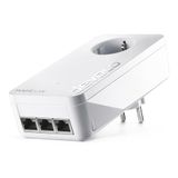Devolo Magic 2 LAN triple: Aanvullende adapter voor stabiel thuisnetwerk via stroomleiding door muren en plafonds, G.hn-technologie, 3 Gigabit LAN-aansluitingen