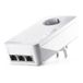 Devolo Magic 2 LAN triple: Aanvullende adapter voor stabiel thuisnetwerk via stroomleiding door muren en plafonds, G.hn-technologie, 3 Gigabit LAN-aansluitingen