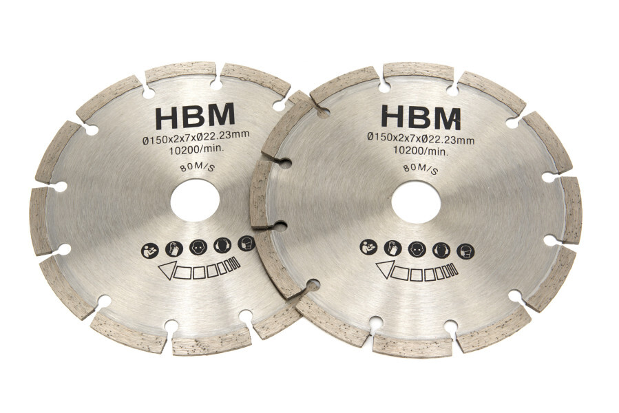 HBM HBM 150 mm zaagbladen tbv muurfrees 1700w ( H131674)
