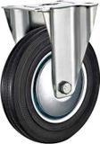 Tarsus Bokwiel - 200 mm - Stalen Velg - Massieve Rubberband - 180 kg Draagvermogen