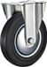 Tarsus Bokwiel - 200 mm - Stalen Velg - Massieve Rubberband - 180 kg Draagvermogen