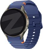 Bandz Siliconen Wave bandje 'Easy fit' - Donkerblauw