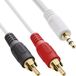 InLine 3.5mm Jack naar Tulp Audio Kabel - Wit - 7.5 meter - InLine