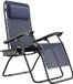 LifeGoods Opvouwbare Tuinstoel - Ligstoel Tuin - 30°-90° Verstelbaar - Metaal - Blauw