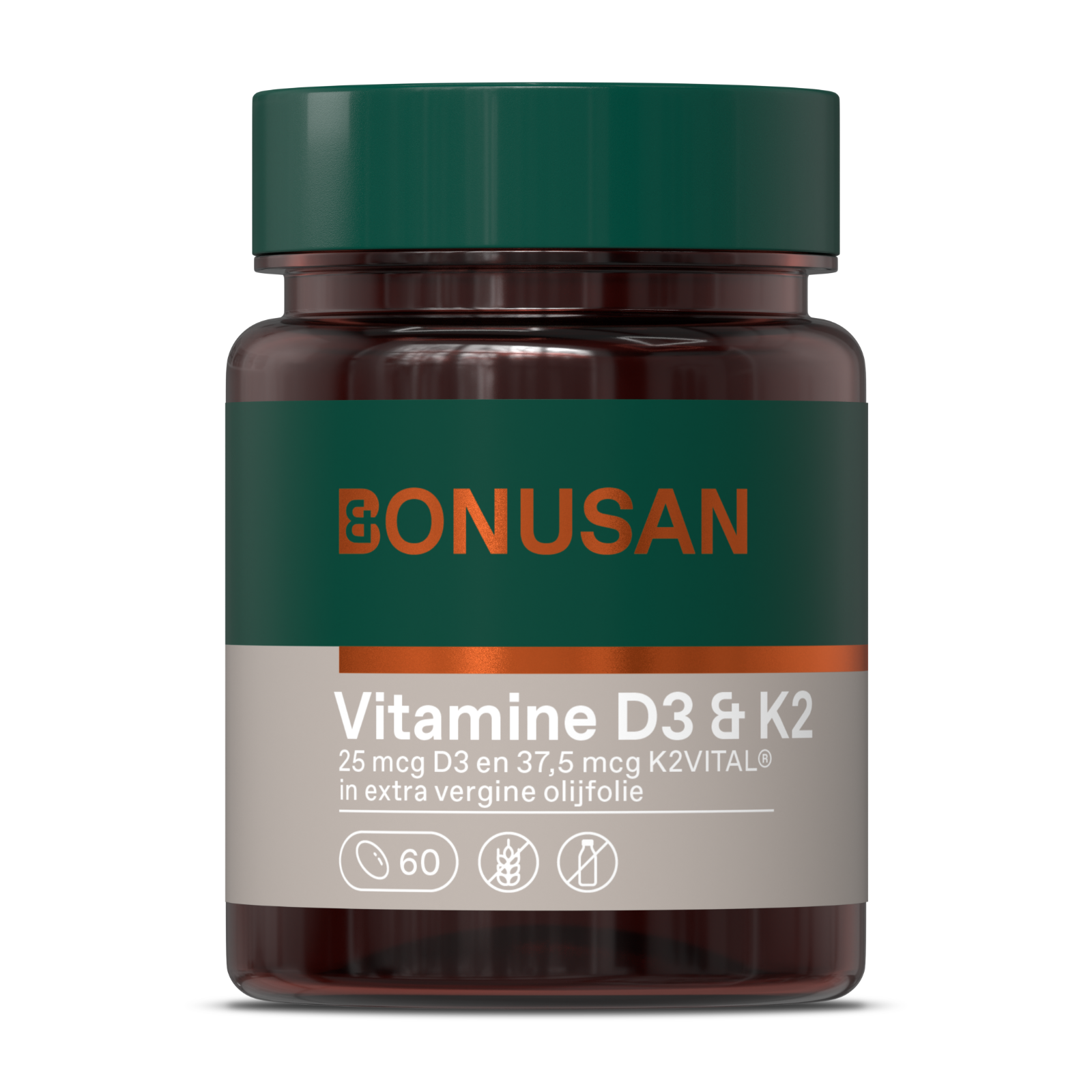 Bonusan Vitamine D3 & K2 Softgels