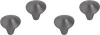 Differnz Groningen knop - 20 mm - gun metal