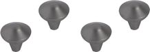 Differnz Groningen knop - 20 mm - gun metal